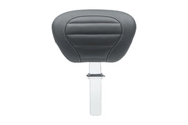 Mustang 08-21 HD Electra Glide,Rd Glide,Rd King,Str Glide Driver Backrest - Black w/ Grey Stitching
