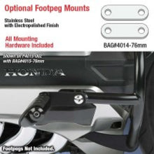 Load image into Gallery viewer, National Cycle 18-23 Honda GL1800 Footpeg Bracket 76 mm. - Silver