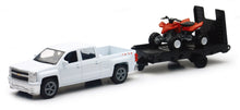 Load image into Gallery viewer, New Ray Toys Chevy Silverado Pickup with ATV/ Scale - 1:43