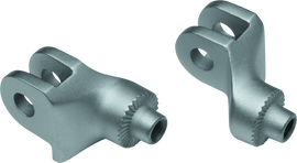 Kuryakyn Splined Front Peg Adapter Triimph Bonneville Silver