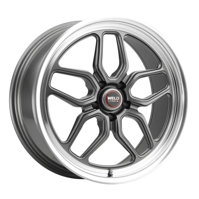 Weld S108 22X12 Laguna 5X127 ET06 BS6.75 Gloss Gun Diamond Lip 78.1