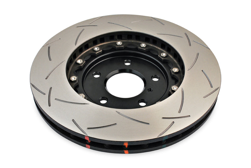 DBA 03-07 350Z / 03-04 G35 w/ Brembo Front Slotted 5000 Series 2 Piece Rotor Assembled w/ Black Hat