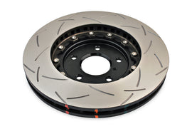 DBA 03-07 350Z / 03-04 G35 w/ Brembo Front Slotted 5000 Series 2 Piece Rotor Assembled w/ Black Hat