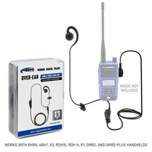 Load image into Gallery viewer, Rugged Radios Lapel Mic - 1 Wire with Ear Hook for Handheld Radios