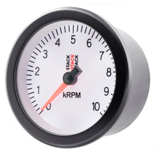 Load image into Gallery viewer, Autometer Stack Sport 88mm 0-10K RPM Tachometer - White