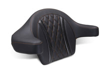 Load image into Gallery viewer, Mustang 23-25 Harley CVO Road Glide (ST) Deluxe Diamond Ext Arm Wrap-around Backrest Black