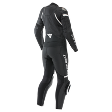 Load image into Gallery viewer, Dainese Fulminea 2PC Leather Suit Black/White Size - 56 Tall