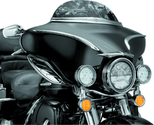 Load image into Gallery viewer, Kuryakyn LED Halo Trim Ring For 7inch Headlight 83-13 Touring Models Chrome