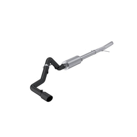 MBRP 2024 Ford Ranger Black-Coated Alum. Steel Single Side Outlet 3in Cat Back Exhaust