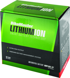 BikeMaster Li 2.0 Battery BMP14Bl-FP
