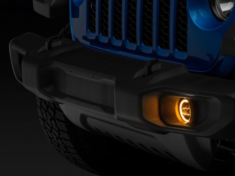 Raxiom 07-23 Jeep Wrangler JK & JL 20-23 Jeep Gladiator JT Axial Series LED Fog Lights w/ Halo