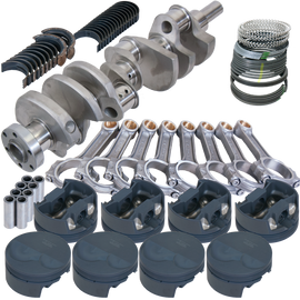 Eagle Ford 302 TW Heads 3.400in Crank 5.400in I-Beam Rods -6cc 4.030in Pistons Rotating Assembly