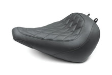 Load image into Gallery viewer, Mustang 18-21 Harley Fat Boy Wide Tripper Solo Seat Diamond Stitch - Black