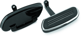 Bikers Choice 93-Up Touring Passenger Floorboards Replaces H-D 50378-07 Black