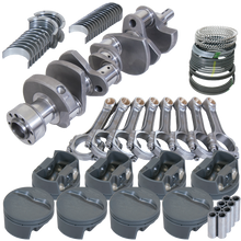 Load image into Gallery viewer, Eagle Chevy LT1350 1Pc 3.480in Crank 6.000in I-Beam Rods -5cc 4.000in Pistons Rotating Assembly