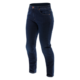 Dainese 5-Pocket Denim Slim Curvy Womens - Short Version Pants Deep Blue Size - 46