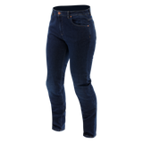 Dainese 5-Pocket Denim Slim Curvy Womens - Short Version Pants Deep Blue Size - 60