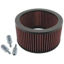 Load image into Gallery viewer, S&amp;S Cycle Super E/G Carbs High Flow Air Filter Kit w/ Spacers For S&amp;S Teardrop Air Cleaner