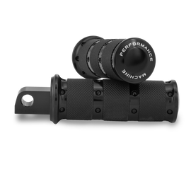 Performance Machine Footpegs XLS Rider - Black Ano