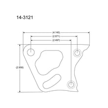 Load image into Gallery viewer, Peterson Fluid Systems Chevrolet Big Block Mount Blade - Right Side