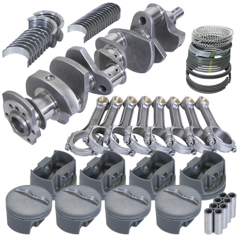 Eagle Chevy 350 3.750in Crank 5.700in I-Beam Rods -5cc Flat Top 4.030in Pistons Rotating Assembly