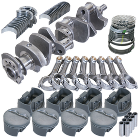 Eagle Chevy 350 3.750in Crank 5.700in I-Beam Rods -5cc Flat Top 4.040in Pistons Rotating Assembly