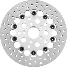 Load image into Gallery viewer, Twin Power 84-17 Big Twin Exc 11.8 and Lug Mount 84-13 XL Front 11.5 Floating Rotor W/Holes Silver
