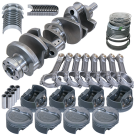 Eagle Ford 351W 4.000in Crank 6.250in I-Beam Rods -26cc Inv Dome 4.040in Pistons Rotating Assembly