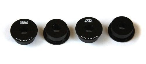 BLOX Racing Honda S2000 Steering Rack Rigid Bushing Kit - Black - GTR Auto