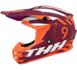 THH Helmets T730X Twister Purple/Orange Youth - Large