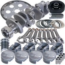 Load image into Gallery viewer, Eagle Chevy 454 1Pc 4.250in Crank 6.385in I-Beam Rods 4.350in Pistons 168 Tooth FP Balanced Assembly