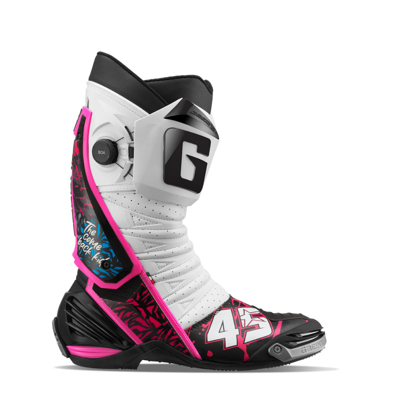 Gaerne GP1 Limited Series Scott Redding Replica Boot Bold White/Pink Size 7