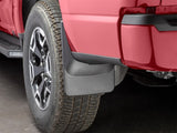 WeatherTech 22-23 Ford F-150 Lightning No Drill Front & Rear MudFlaps - Black
