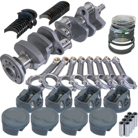 Eagle Chevy 350 3.750in Crank 6.000in I-Beam Rods -16cc 4.040in Pistons Rotating Assembly