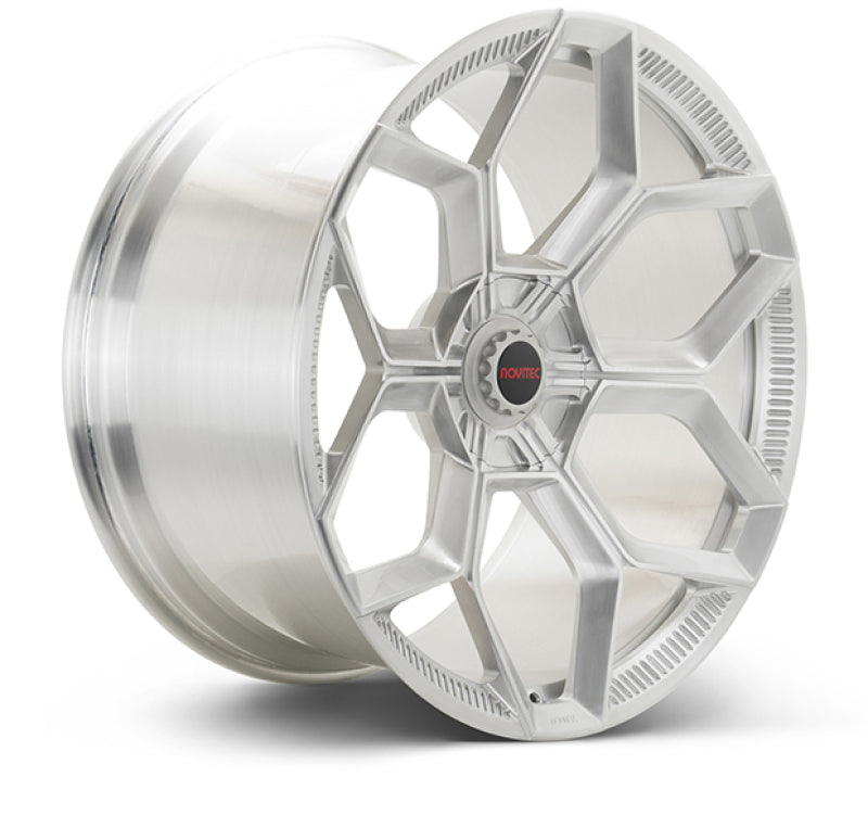 Vossen x Novitec NL5-5L 22x12.5 - 5x120 BP - ET34 Brushed Gloss Clear Lamborghini Revuelto Rr Wheel