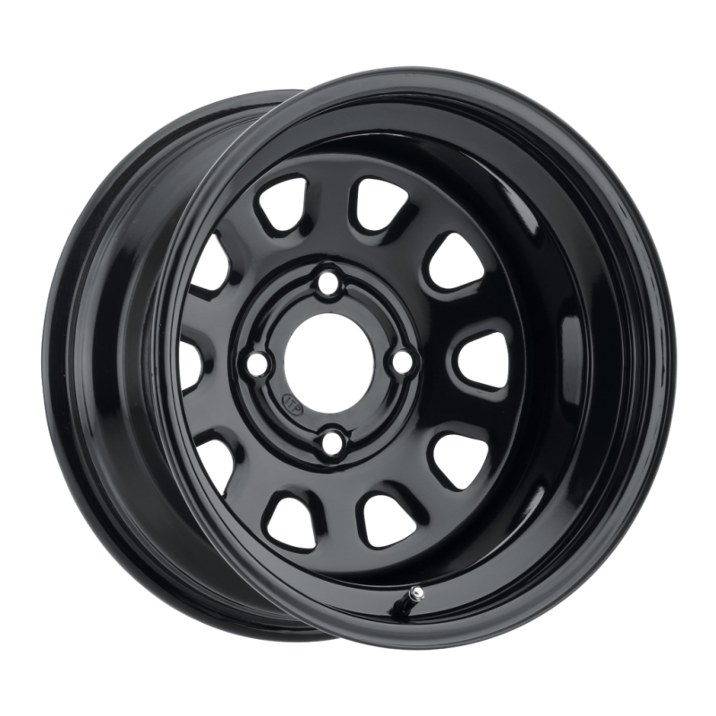 ITP Delta Steel 12x7 / 5x4.5 BP / 2+5 Offset Black Wheel