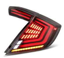 Load image into Gallery viewer, AlphaRex 16-21 Honda Civic Hatchback/ Type-R FK8 Nova-Series LED Tail Lights (Pair) - Alpha Black