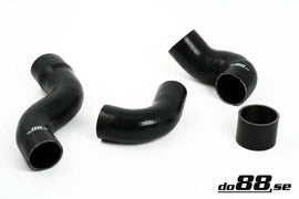 do88 Volvo 700/900 Turbo (w/o AC) Pressure Hoses Black