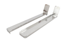 Dee Zee 99-13 Chevrolet Silverado Running Board Cab Section RegCab Brite-Tread Aluminum