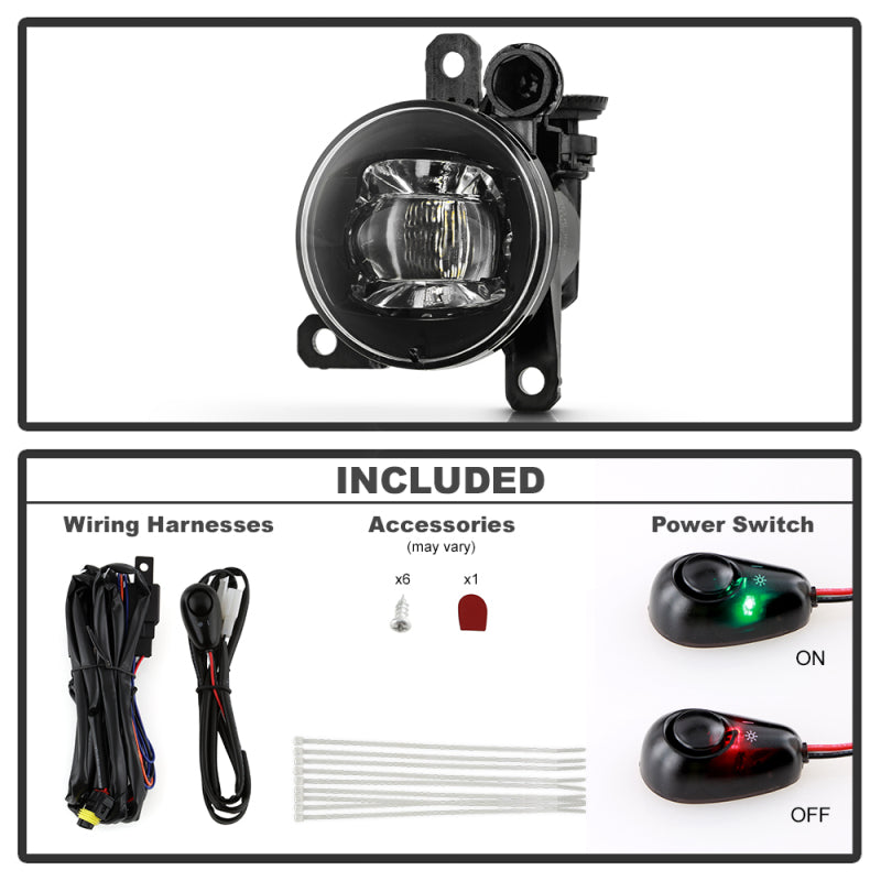 Spyder 21-23 Ford Bronco Sport/Big Bend OEM Full LED Fog Lights - w/ Switch (FL-FB2021-LED-S-C)