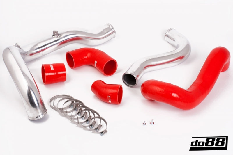 do88 SAAB 9-3 2.8T V6 06-11 Pressure Pipes w/Red Hoses