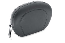 Load image into Gallery viewer, Mustang Harley Low Medallion Style Sissy Bar Pad(9 inch x 12 inch) w/Studs - Black