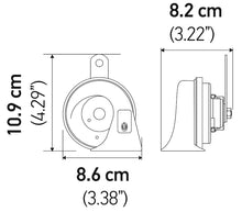 Load image into Gallery viewer, Hella Twin Trumpet Horn Kit 12V - BMW
