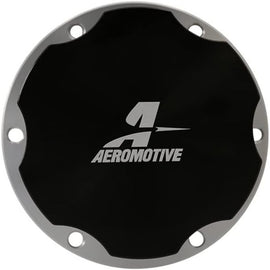 Aeromotive Fill Cap - Screw-On - 3in - Flanged - 6-Bolt - Black