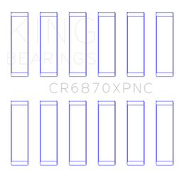 King Engine Bearings Nissan VR38DETT pMaxKote Performance Con Rod Bearing Set - Size +0.25mm