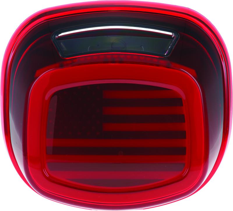 Kuryakyn Freedom Taillight Red Lens With License Light