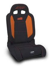 Load image into Gallery viewer, PRP EnduroDaily Reclining Suspension Seat - Black/Orange Vinyl - Passenger