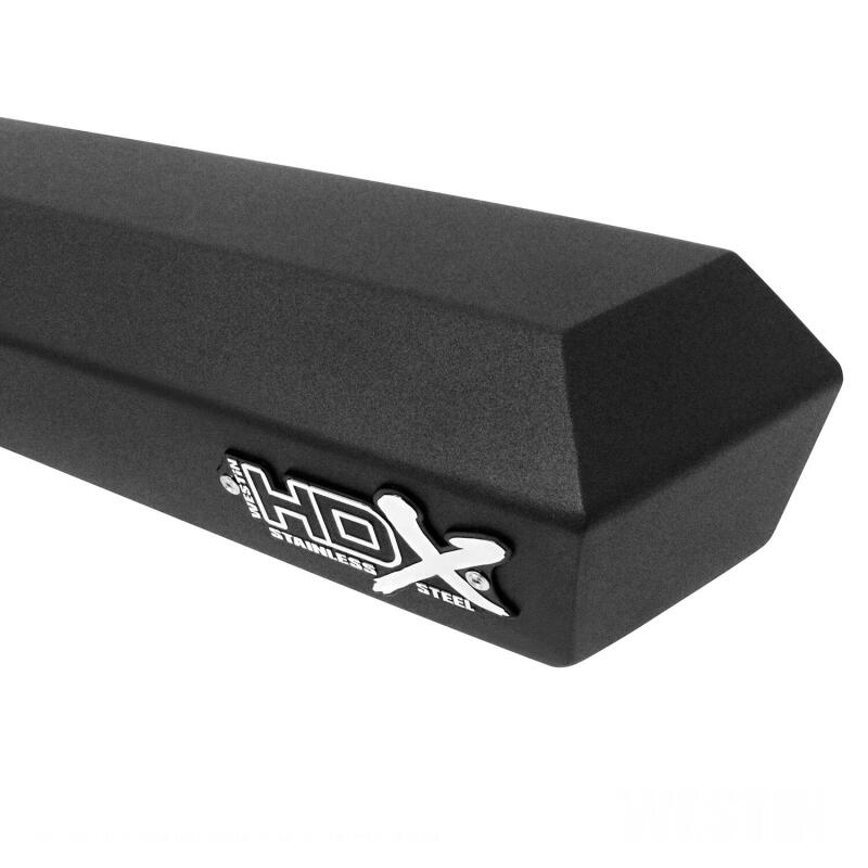 Westin 09-14 Ford F-150 Supercrew HDX Stainless Drop Nerf Step Bars - Tex. Blk
