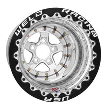 Load image into Gallery viewer, Weld Alumastar 2.0 15x10 / 5x4.75 BP / 6in. BS Polished Wheel - Single Bead Lock MT