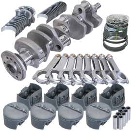 Eagle Chevy 350 3.750in Crank 5.700in H-Beam -5cc Flat Top 4.060in Pistons Rotating Assembly